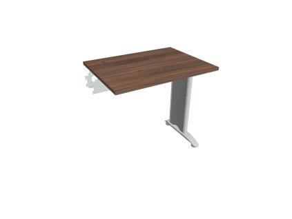 Pracovný stôl Flex, 80x75,5x60 cm, orech/kov