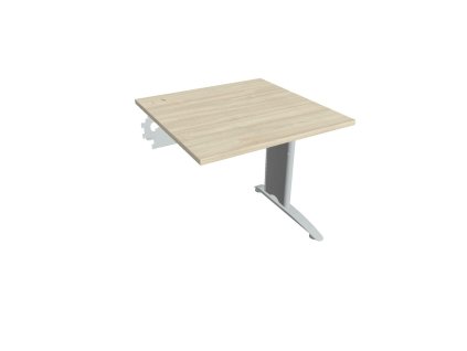 Pracovný stôl Flex, 80x75,5x80 cm, agát/kov