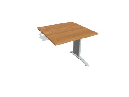 Pracovný stôl Flex, 80x75,5x80 cm, jelša/kov