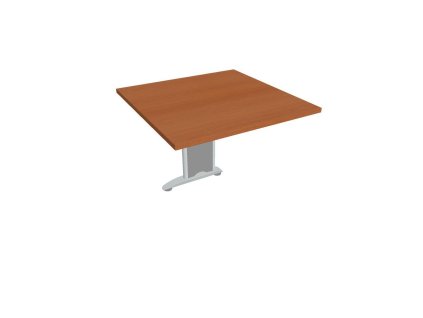 Doplnkový stôl Flex, 80x75,5x80 cm, čerešňa/kov