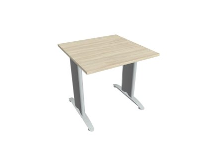 Rokovací stôl Flex, 80x75,5x80 cm, agát/kov