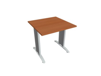 Rokovací stôl Flex, 80x75,5x80 cm, čerešňa/kov