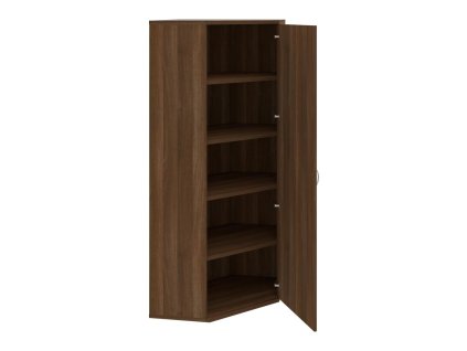 Policová skriňa P Strong, 80x192x40 cm, orech/orech