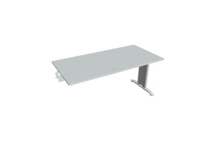 Rokovací stôl Flex, 160x75,5x80 cm, sivý/kov