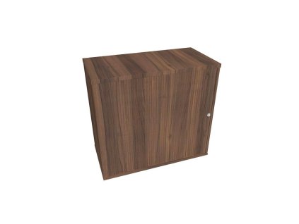 Prídavná skriňa k stolu Hobis, zámok, L, 80x75,5x40 cm, orech