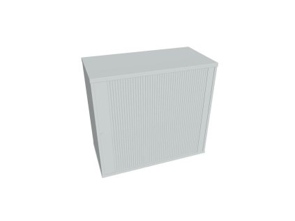 Prídavná skriňa k stolu Hobis, zámok, P, 80x75,5x40 cm, sivá