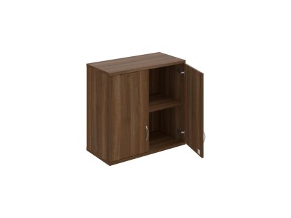 Policová skriňa Strong, zámok, 80x76,8x40 cm, orech/orech