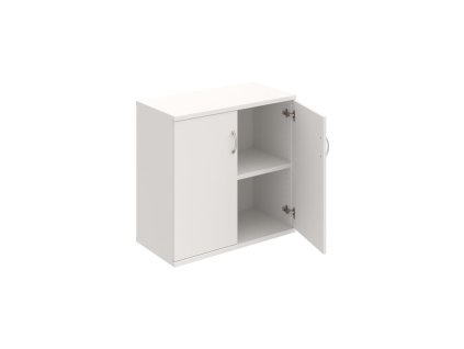 Policová skriňa Strong, 80x76,8x40 cm, biela/biela