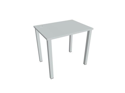 Pracovný stôl Uni, 80x75,5x60 cm, sivá/sivá