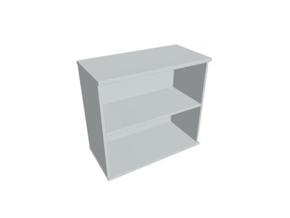 Prídavná skriňa k stolu Hobis, 80x75,5x40 cm, sivá