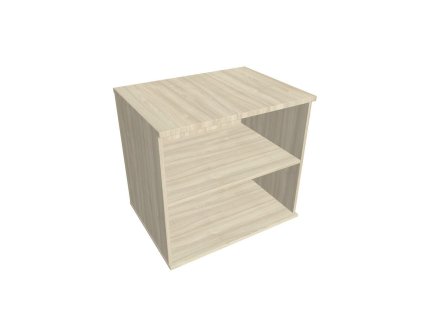 Prídavná skriňa k stolu Hobis, 80x75,5x60 cm, agát