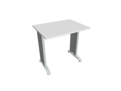 Pracovný stôl Flex, 80x75,5x60 cm, biely/kov