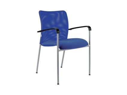 Konferenčná stolička Vanity Plus, modrá