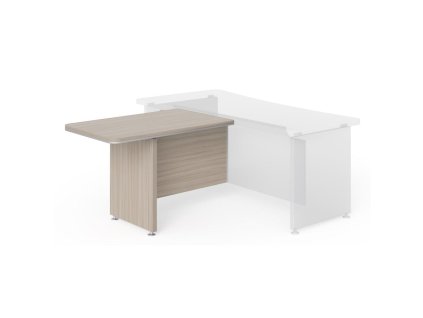 Doplnkový stôl Lenza Wels, 110×76,2×70cm, driftwood