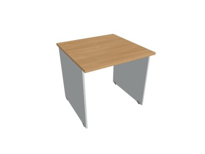 Pracovný stôl Gate, 80x75,5x80 cm, dub/sivý