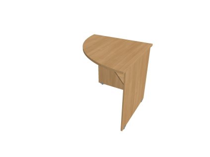 Doplnkový stôl Gate, 80x75,5x80 cm, dub/dub