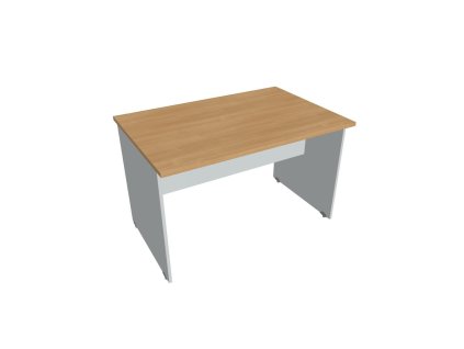 Rokovací stôl Gate, 120x75,5x80 cm, dub/sivá