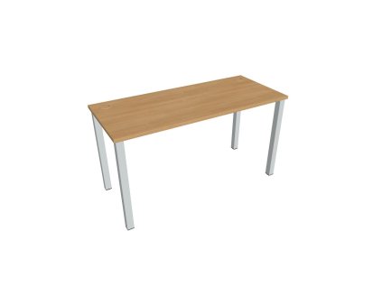 Pracovný stôl Uni, 140x75,5x60 cm, dub/sivá