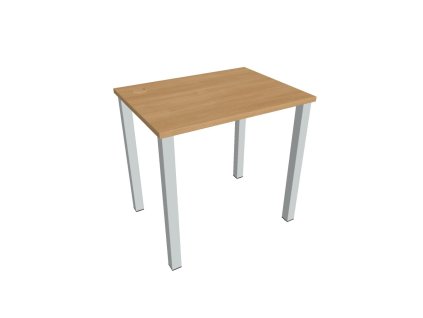 Pracovný stôl Uni, 80x75,5x60 cm, dub/sivá