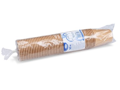 Papierové poháre hnedé kraft Ø 73 mm 200 ml, 0,18l (50 ks)