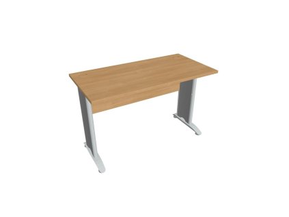 Pracovný stôl Cross, 120x75,5x60 cm, dub/kov