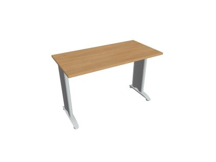 Pracovný stôl Flex, 120x75,5x60 cm, dub/kov