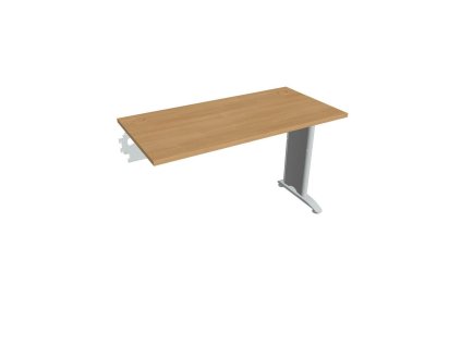 Pracovný stôl Flex, 120x75,5x60 cm, dub/kov
