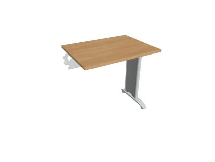 Pracovný stôl Flex, 80x75,5x60 cm, dub/kov