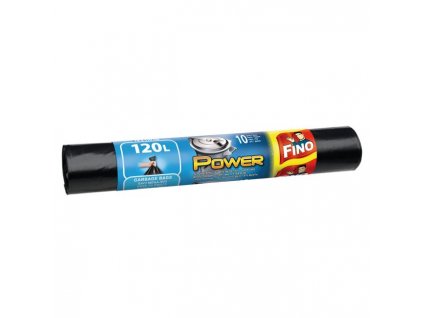 Vrecia zaväzovacie FINO Power 120 ℓ, 40 mic., 70 x 110 cm, čierne (10 ks)