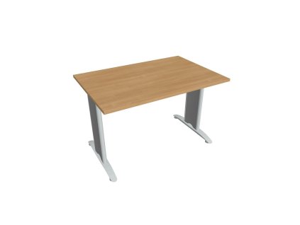 Rokovací stôl Flex, 120x75,5x80 cm, dub/kov