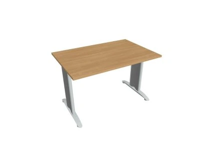 Rokovací stôl Flex, 120x75,5x80 cm, dub/kov