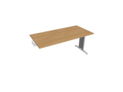 Rokovací stôl Flex, 160x75,5x80 cm, dub/kov