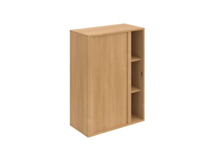 Policová skrinka Drive, 80x111x40 cm dub/dub, zámok