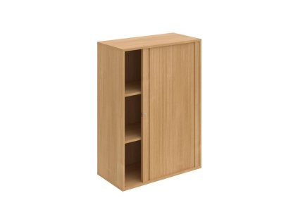 Policová skrinka DRIVE, 80x111x40 cm dub/dub, zámok