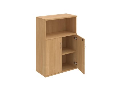 Policová skriňa Strong, zámok, 80x115,2x40 cm, dub/dub