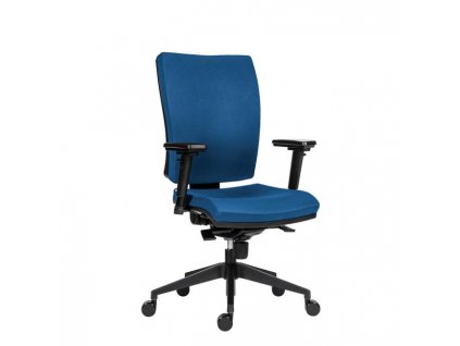 Kancelárska stolička GALA Plus SL modrá BN3 + podrúčky AR08