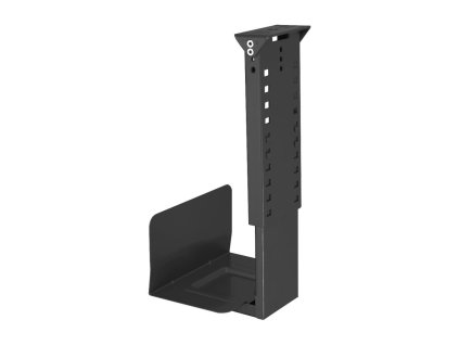 Závesný nosič PC Rack, 20-30x39-59x24 cm (šxvxh), čierna