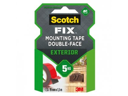 Montážna páska Scotch do exteriéru, 19 mm x 1,5 m