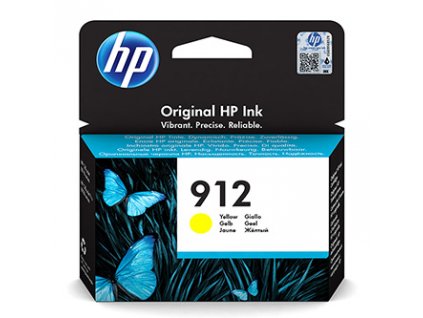 HP originál ink 3YL79AE, HP 912, high capacity, yellow, 315str.