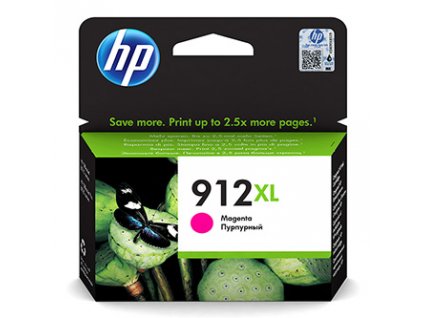HP originál ink 3YL82AE, HP 912XL, high capacity, magenta, 825str.