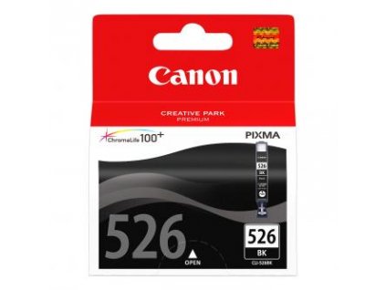 Canon originál ink CLI-526 BK, 4540B006, black, blister s ochranou, 9ml