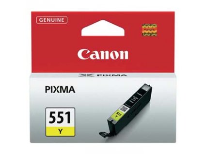 Canon originál ink CLI-551 Y, 6511B001, yellow, 7ml