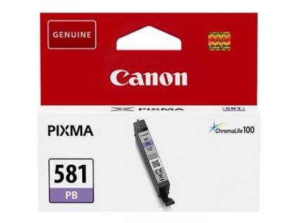 Canon originál ink CLI-581 PB, 2107C001, photo blue, 5,6ml