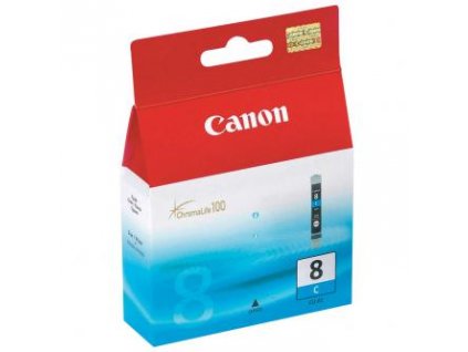 Canon originál ink CLI-8 C, 0621B028, 0621B006, cyan, blister s ochranou, 420str., 13ml
