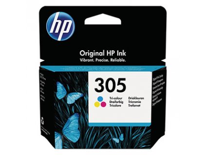 HP originál ink 3YM60AE, HP 305, Tri-colour, 100str.