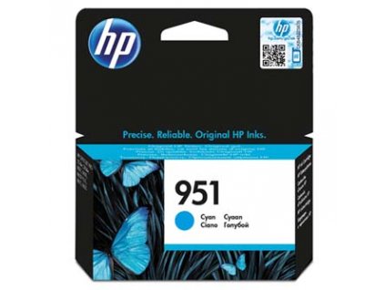 HP originál ink CN050AE, HP 951, cyan, 700str.