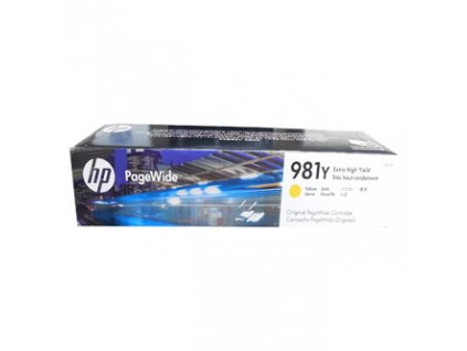 HP originál ink L0R15A, HP 981Y, yellow, 16000str., 185ml, extra high capacity