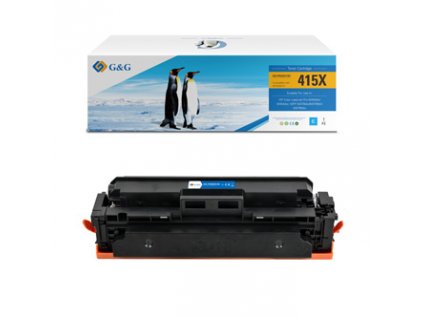 G&G kompatibil. toner s HP W2031X, NT-PH2031XC, HP 415X, cyan, 6000str., high capacity