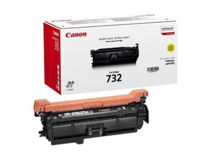 Canon originál toner 732 Y, 6260B002, yellow, 6400str.