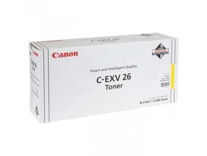 Canon originál toner C-EXV26 Y, 1657B006, 1657B011, yellow, 6000str.